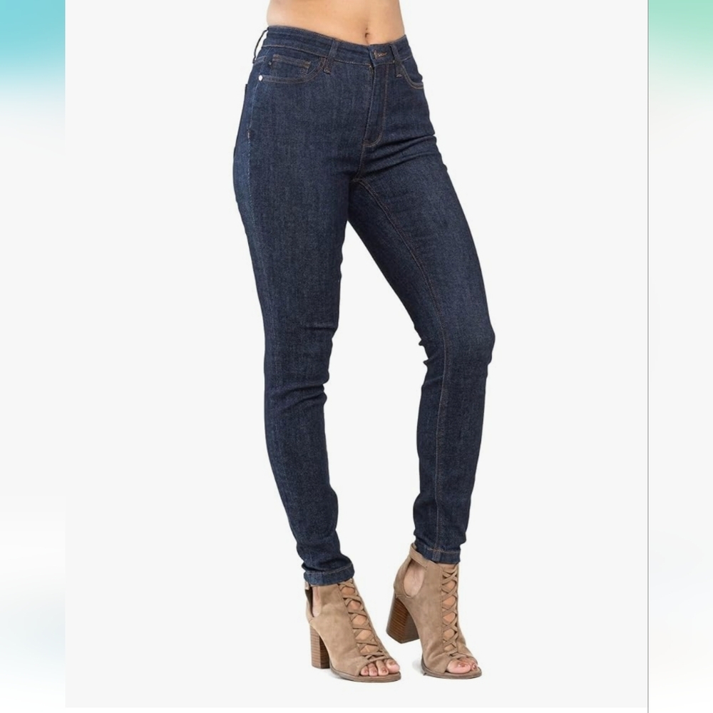 LOFT Blue Skinny Jeans High-Rise Stretch